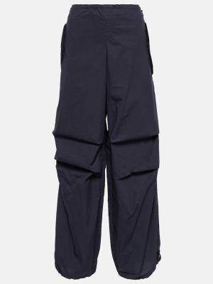 Pantalon cargo en coton Ag Jeans bleu