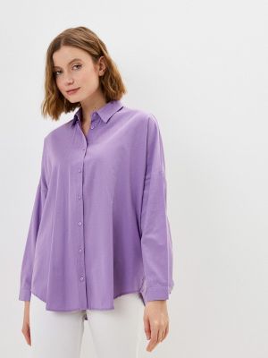 Рубашка Trendyol фиолетовая