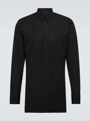 Βαμβακερό πουκάμισο Givenchy μαύρο