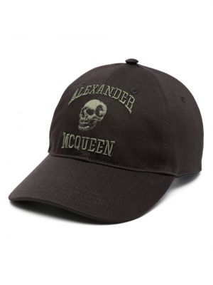 Haftowana czapka z daszkiem Alexander Mcqueen