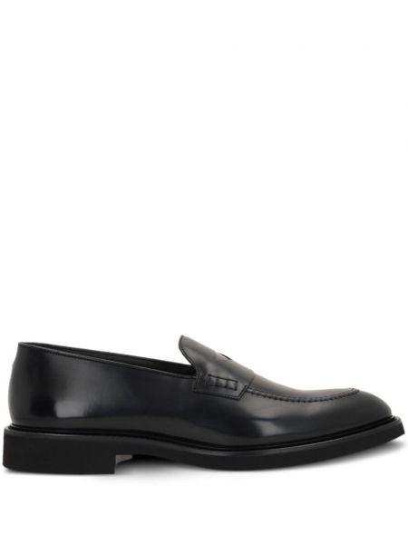 Læder loafers Doucal's sort