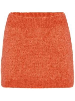 Mini suknja od mohera Nina Ricci narančasta