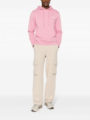 Jersey hoodie aus baumwoll Sandro pink