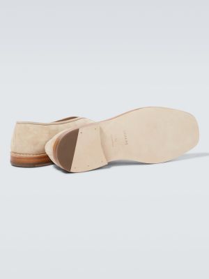 Semišové loafers Lemaire béžové