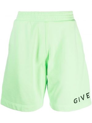 Kratke hlače s potiskom Givenchy zelena