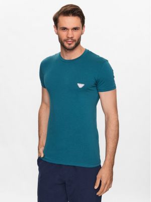 Priliehavé tričko Emporio Armani Underwear modrá