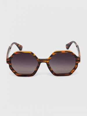 Okulary przeciwsłoneczne Answear Lab brązowe