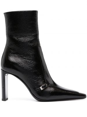Ankle boots en cuir Saint Laurent noir