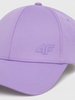 Однотонна кепка 4f фіолетова