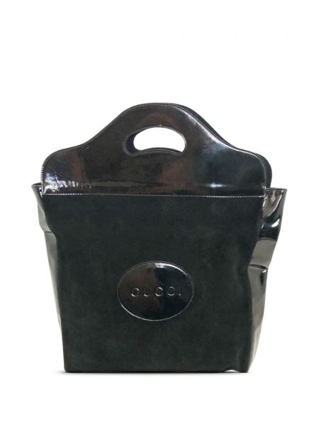 Plstěná nákupná taška Gucci Pre-owned čierna