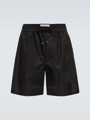 Shorts aus baumwoll Valentino schwarz
