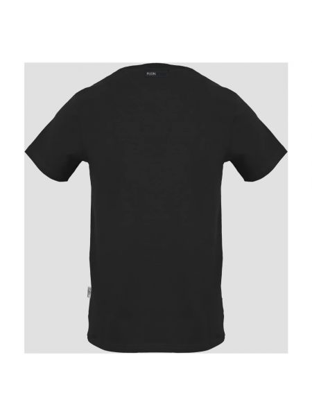 Camisa de algodón manga corta deportiva Plein Sport negro