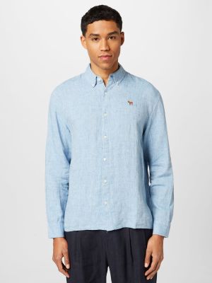 Camicia Abercrombie & Fitch blu