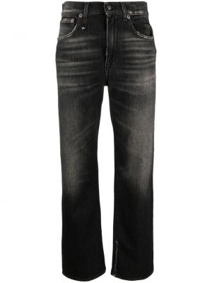 Straight jeans R13 schwarz