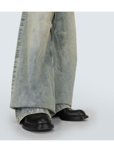 Low waist straight jeans ausgestellt Entire Studios blau