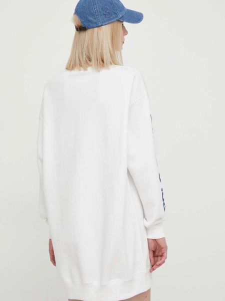 Oversized mini šaty Polo Ralph Lauren bílé