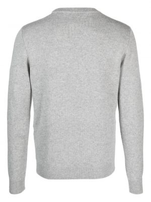 Woll pullover mit rundem ausschnitt Cenere Gb grau