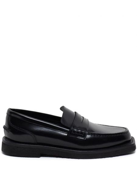 Læder loafers Closed sort