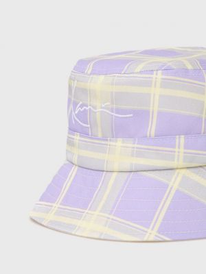 Двусторонняя шляпа Karl Kani фиолетовая