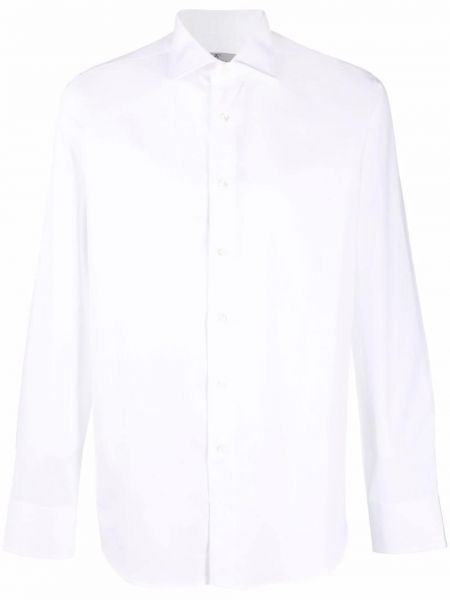 Camisa con botones Canali blanco