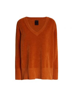 Dzianinowy sweter Rrd pomarańczowy