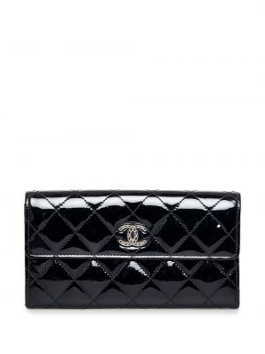 Prešívaná peňaženka Chanel Pre-owned čierna