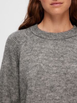 Pullover Selected Femme grigio