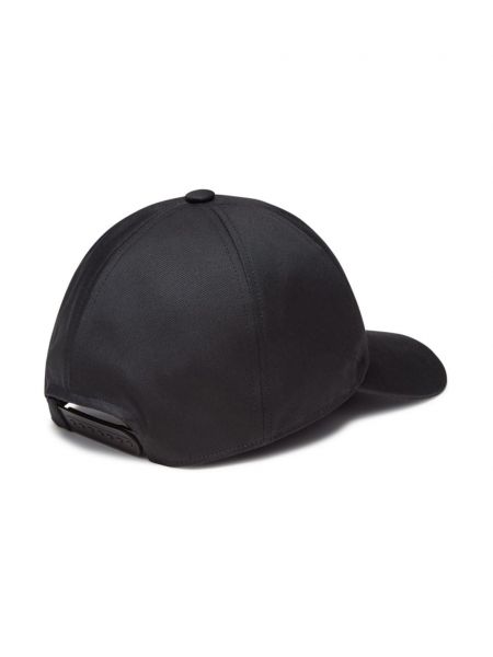 Haftowana czapka z daszkiem Rick Owens czarna