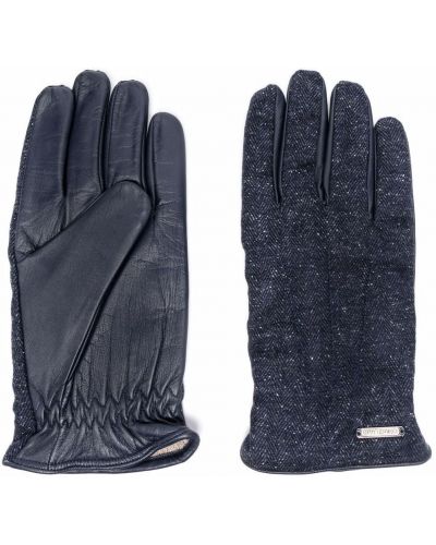 Rękawiczki Corneliani, niebieski