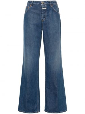 Jeans bootcut taille basse Closed bleu