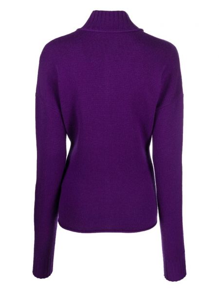 Pullover mit v-ausschnitt Sportmax lila