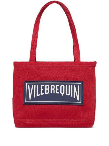 Bavlnená plážová taška Vilebrequin červená