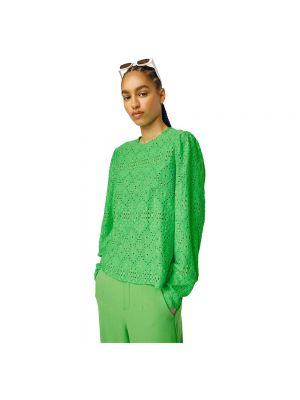 Блузка Object зеленая