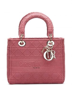 Nákupná taška Christian Dior ružová