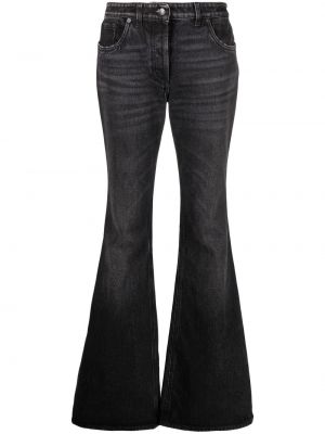 Lav midje flared jeans Prada svart