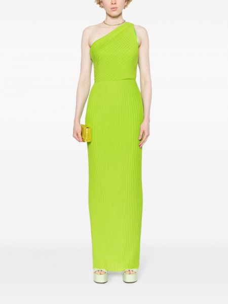Šifoninis vakarinė suknelė Solace London žalia