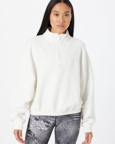 Пуловер с качулка Reebok бяло
