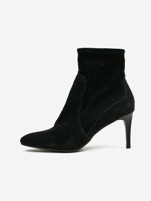 Členkové topánky Camaieu čierna