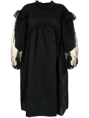 Vestido con cuentas Simone Rocha negro