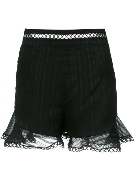 Pantalones cortos de encaje Olympiah negro