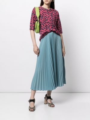 Pullover mit leopardenmuster Louis Vuitton pink