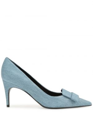 Полуотворени обувки Sergio Rossi синьо