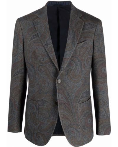 Paisley trykt blazer Etro grå