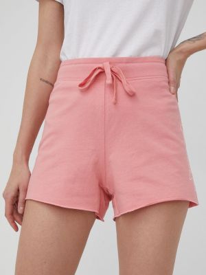 Панталон с принт Gap розово
