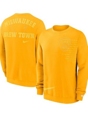 Пуловер Nike желтый