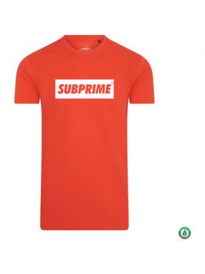 Czerwona koszula z krótkim rękawem Subprime