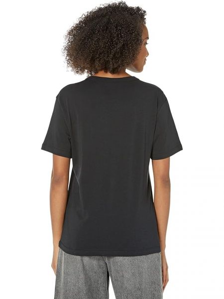 Хлопковая футболка с коротким рукавом из джерси Chaser черная