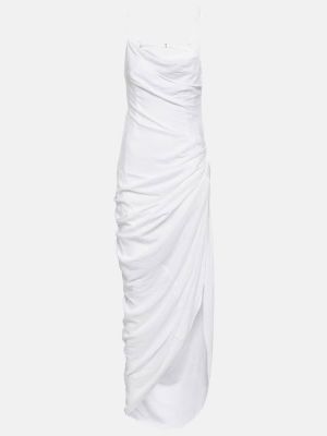 Robe mi-longue Jacquemus blanc