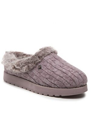 Chaussons Skechers violet