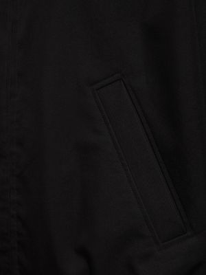 Beidseitig tragbare jacke aus baumwoll Auralee schwarz